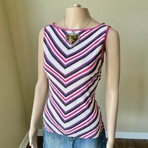 Y2k 100 cotton highneck tank